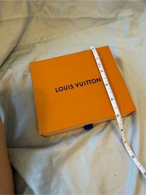 Louis Vuitton Orange Box with Black Logo